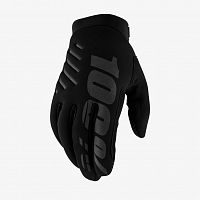 фото Мотоперчатки 100% Brisker Black (Black, M, 2024 (10003-00001))  10003-00001