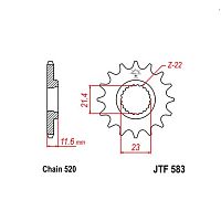 фото Звезда передняя JTF583-13  JTF583-13