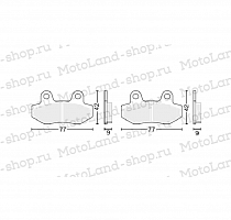 фото Колодки тормозные дисковые №1 X-TECH (less-metallic) медь  00000011940