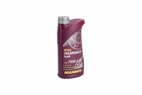 фото Трансмиссионное масло Mannol SAE 75w140 4x4 MAXPOWERN 1 л 1236m ,  , , 