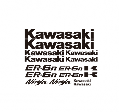 фото Набор наклеек Kawasaki ER-6N  ,  , , 