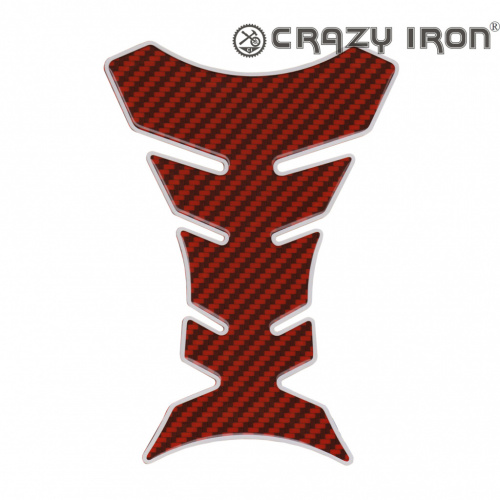 Наклейка на бак CRAZY IRON, FISH, красная текстура карбона cipr1043 , фото Наклейка на бак CRAZY IRON, FISH, красная текстура карбона cipr1043 , , ,