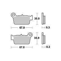 фото Колодки тормозные SBS 790CS (FDB2162 ST)  FDB 2162 ST-SBS