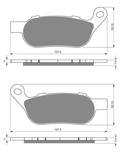 фото Колодки тормозные GOLDfren 273 S33 (FDB2251) FDB 2251 ST (273 S33) DP (Dunlopad) BRAKE	DP987
EBC	FA458
LUCAS/TRW	MCB814
NEWFREN	FD0436
OEM Harley Davidson	42298-08
SBS	854
VESRAH	VD 9035,  , , 