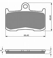 фото Колодки тормозные GOLDfren 207 S3 (FDB2158)  FDB 2158 ST (207 S3) 