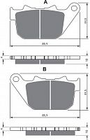 фото Колодки тормозные GOLDfren 274 S33 ( FDB2180)  FDB 2180 ( 274 S33)