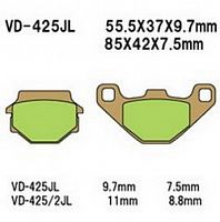 фото Колодки тормозные VESRAH VD-425JL (FDB314)  FDB 314 VESRAH