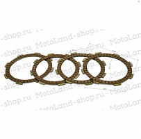 фото Диск сцепления 154FMI 125см3 (компл 4шт) X-tech  00000021168