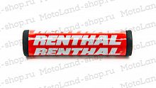 фото  Защита руля круглая RENTHAL #5 красная	  ML11658