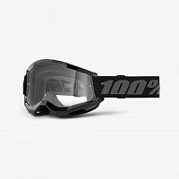 фото Очки 100% Strata 2 Black / Clear  50027-00013