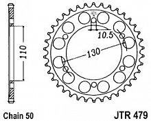 фото Звезда задняя JTR479-43  JTR479-43