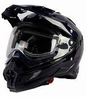 фото Шлем снегоходный с электро-стеклом Alltop Predator, Черный S   AP-885-black-electric