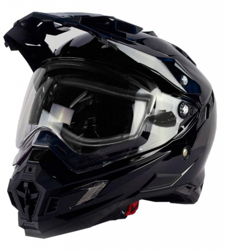 фото Шлем снегоходный с электро-стеклом Alltop Predator, Черный S  AP-885-black-electric ,  , , 