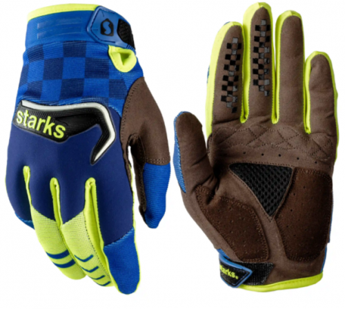 фото Перчатки STARKS Phoenix V3 (Синий/Hi-Viz, XXL) LC0220 ,  , , 