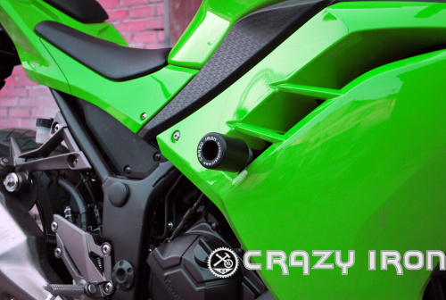 Слайдеры CRAZY IRON KAWASAKI NINJA 300R ОТ `13- 4135 , фото 2 фото Слайдеры CRAZY IRON KAWASAKI NINJA 300R ОТ `13- 4135 , , , фото 2