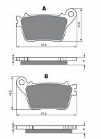 фото Колодки тормозные GOLDfren 242 S33 (FDB2221)  FDB 2221 ST (242 S33)