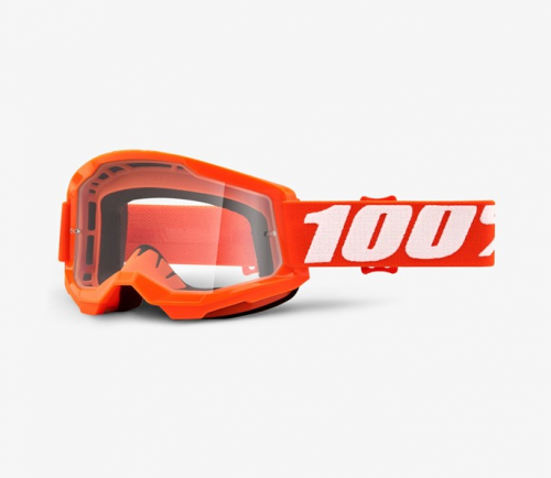 фото Очки 100% Strata 2 Goggle Orange / Clear Lens 50421-101-05 ,  , , 