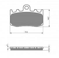 фото Колодки тормозные GOLDfren 196 S33 (FDB2125)  FDB 2125 ST (196 S33)