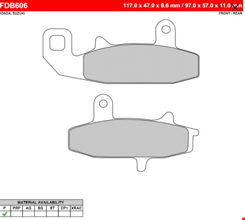 Колодки тормозные Ferodo FDB606 P FDB 606 P , фото Колодки тормозные Ferodo FDB606 P FDB 606 P BREMBO 07SU15
BREMBO 07SU1509
BREMBO 07SU15SA
BREMBO 07SU15TT
BREMBO 07.SU15.09
BREMBO 07.SU15.SA
BREMBO 07.SU15.TT
CL BRAKES 2308
EBC FA147
GALFER FD101
GALFER FD 101
LUCAS/TRW MCB597
NEWFREN FD0140
SBS 626
VESRAH VD 347, , ,