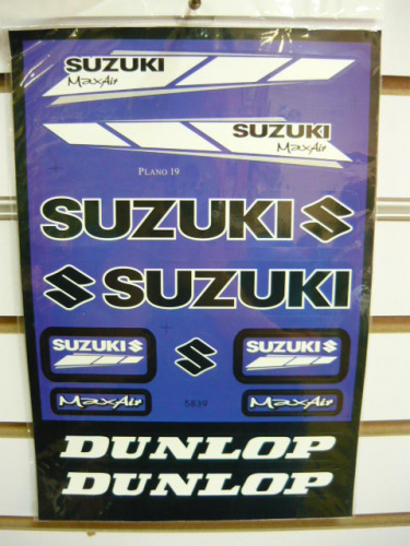 фото Наклейки комплект PLANO 19 SUZUKI синие 5839 ,  , , 