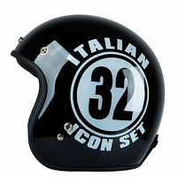 фото Мотошлем 3/4 Ретро ITALIAN 32  