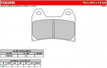 фото Колодки тормозные Ferodo FDB2099 P  FDB 2099 P