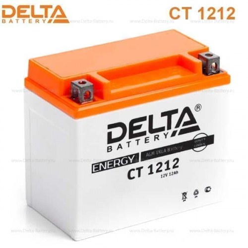 фото Аккумулятор DELTA CT 1212 (YTX14-BS, YTX12-BS) CT1212 YTX14-BS YTX12-BS ,  , , 
