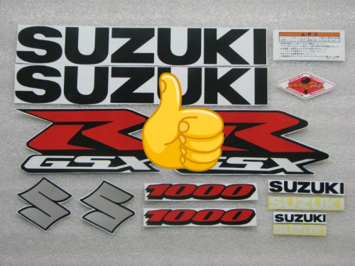 фото Набор наклеек SUZUKI GSX-R 1000  ,  , , 
