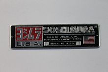 фото Шильдик на глушитель Yoshimura #3  