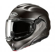 фото Мотошлем HJC F100 SEMI FLAT TITANIUM M  УТ-00129801