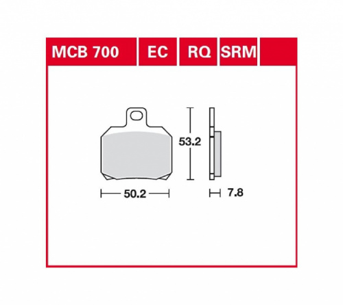 Колодки тормозные TRW MCB700SRM (FDB2074) FDB 2074 (MCB700SRM) , фото Колодки тормозные TRW MCB700SRM (FDB2074) FDB 2074 (MCB700SRM) , , ,