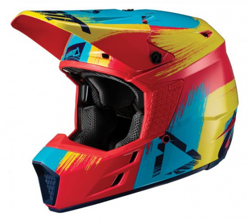 фото Мотошлем Leatt GPX 3.5 Helmet Red/Lime M 1019102192 ,  , , 