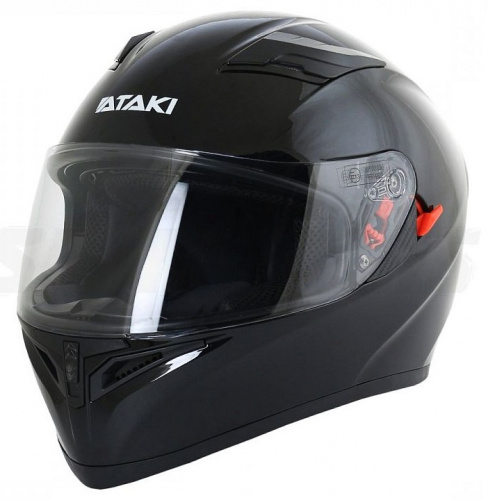 фото Шлем ATAKI JK316 Solid (черный глянцевый, L) JK316GB-L ,  , , 