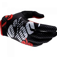 фото Мотоперчатки 100% RIDEFIT BLACK/RED XL  