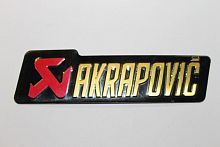 фото Шильдик на глушитель Akrapovič большой  