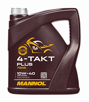 фото Масло MANNOL 4-T Plus 10w40 7202, 4л  7202