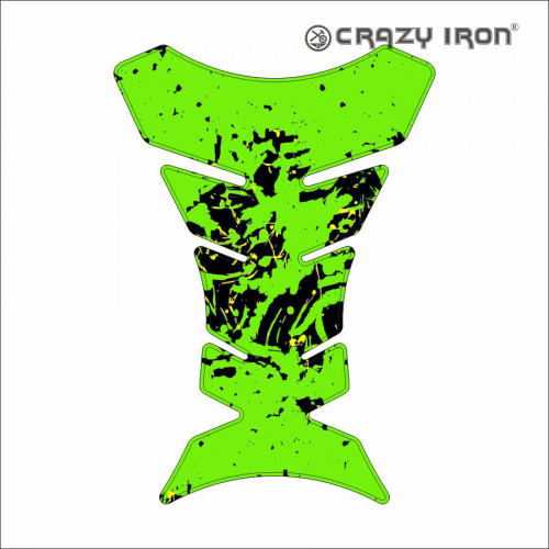 фото Наклейка на бак CRAZY IRON, PAINT FISH, зеленая cipr1048 ,  , , 