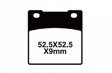 фото Колодки тормозные YONGLI Organic YL-F052 (FDB338P)  FDB 338 P (YL - F 052)