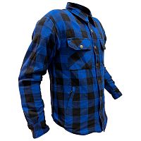 фото Моторубашка мужская MCP Rebel Full kevlar (черно-светло-синий, XL)  TJ-1902-XL
