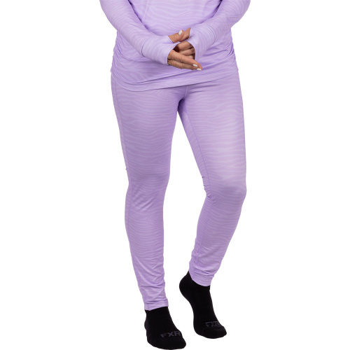фото Термоштаны FXR Atmosphere Lavender Zebra, M 251445-8700-10 ,  , , 