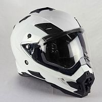 фото Шлем снегоходный с электро-стеклом Alltop Predator, Белый XL  AP-885-white-electric