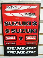фото Наклейки комплект PLANO 19 SUZUKI красные  5839