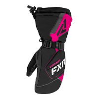 фото Рукавицы FXR Combat с утеплителем Black/Fuchsia, XS  220835-1090-04