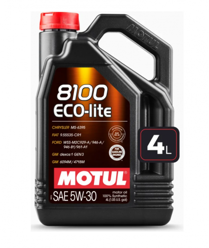 фото Масло Motul 8100 5w30 ECO-Lite SAE 4L 108213 ,  , , 