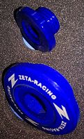 фото Заглушки крышек двигателя синий ZETA YAMAHA YZ WR  ZE89-1422