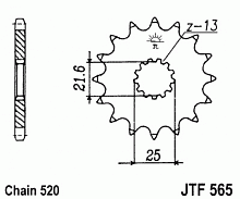 фото Звезда передняя  JTF565-13SC  JTF565-13SC