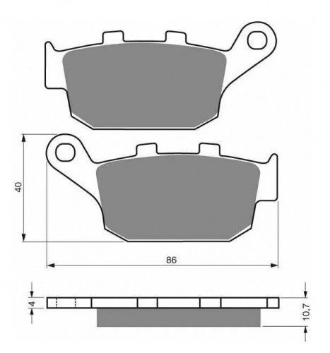 фото Колодки тормозные GOLDfren 020 S33 (FDB531) FDB 531 ST (020 S33)  SBS 614, EBC FA 140, Ferodo FDB 531,  , OEM 06435 KFG J21, 06435 KFK 016, 06435 KT7 405, 06435 KV3 405, 42385 98Y, 43105 KT7 761A, 43105 KT7 762A, 43106 KT7 761B, 43105 KV3 831, 43105 MN8 006, 43106 KV3 831, 43106 MN8 006, 43105 MY1 405, 43106 KT7 762B, 69100 04830, T2020602, 06435 KFG J21, 754804, H0301 T, 06435 MY9 405, 06435 KFK 006, 06435 MFF D01, 20S W0046 00, 06435 MGZ 501, 43082 0117, T2025016, 