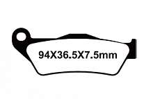 фото Колодки тормозные YONGLI Organic YL-F073 (FDB2018P)  FDB 2018 P (YL - F 073)