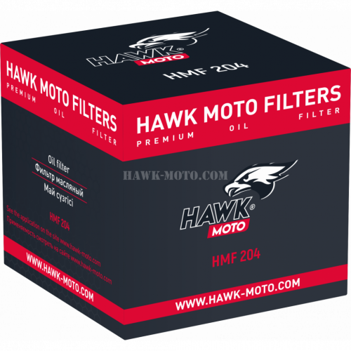 фото Масляный фильтр HAWK MOTO HMF 204 (HF204) HF204-HM ,  , , 