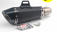 фото Глушитель Yoshimura (replica) 345мм Черный + Карбон  yosh345b+carb